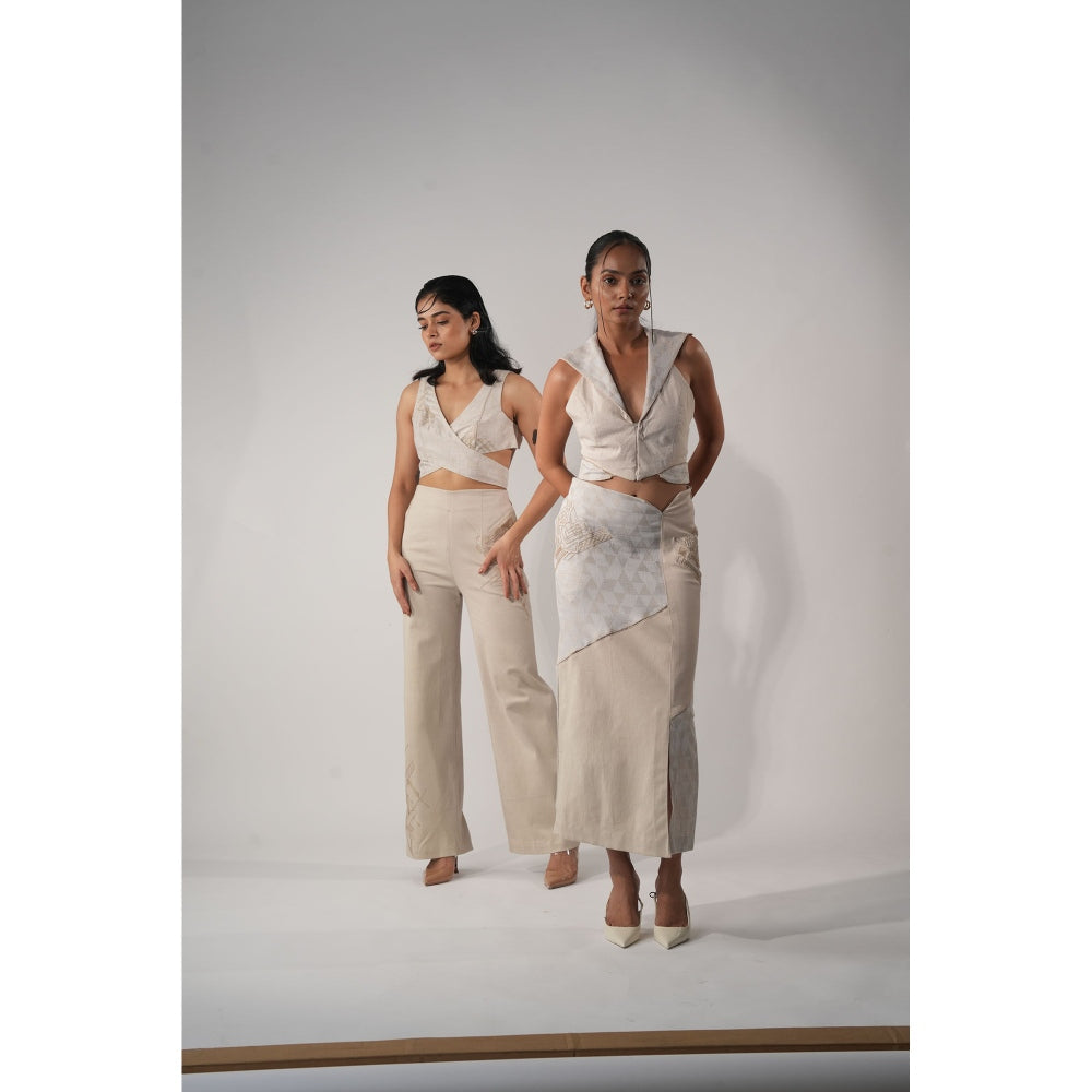 Orthodox Ivory Backless Crop Top