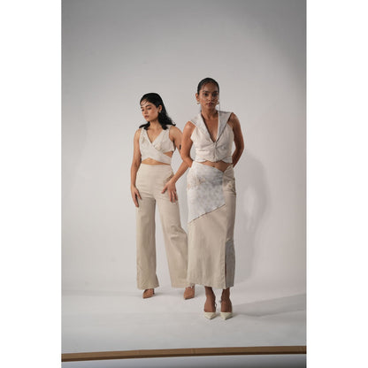 Orthodox Ivory Backless Crop Top