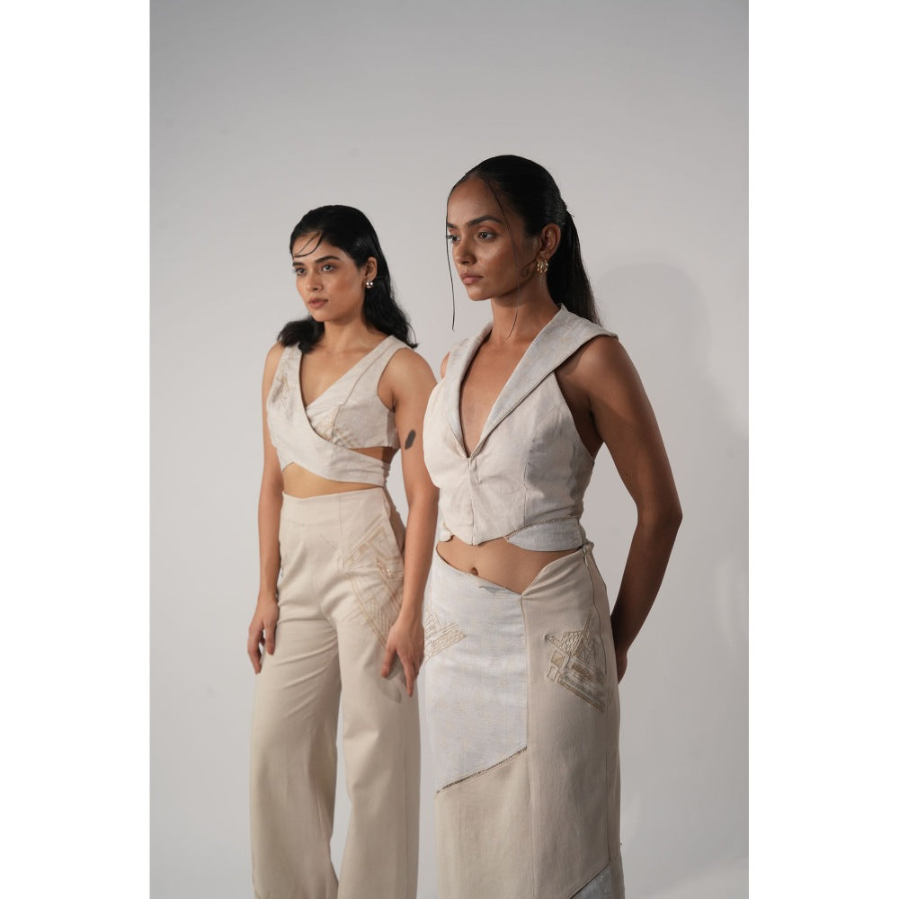 Orthodox Ivory Hemp & Bamboo Crop Top