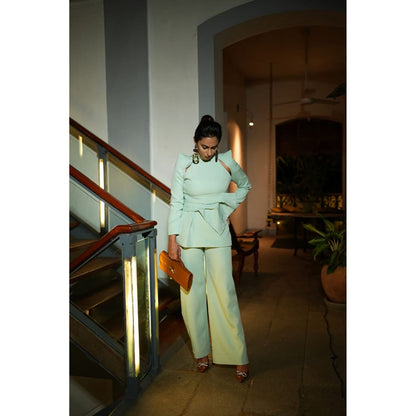 Orthodox Blue Floral Crest Blazer