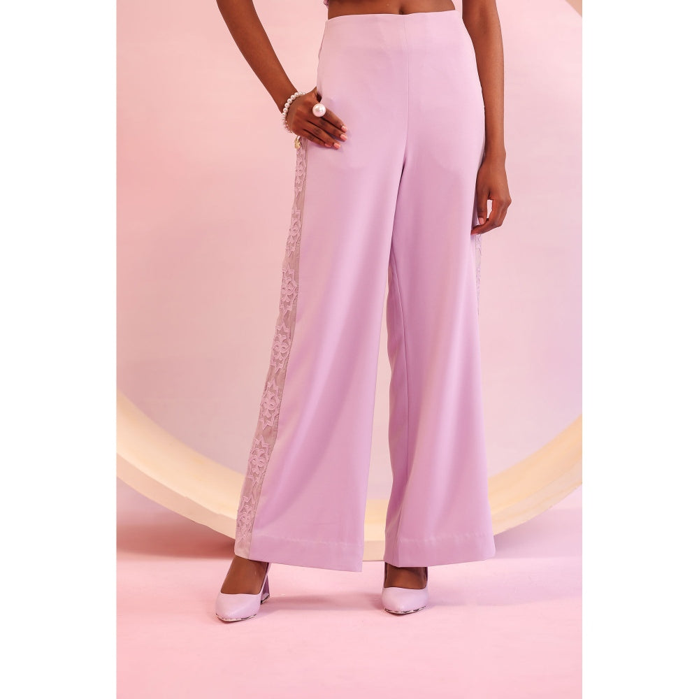 Orthodox Lavender Lattice Bloom Trousers