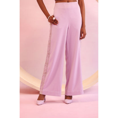 Orthodox Lavender Lattice Bloom Trousers