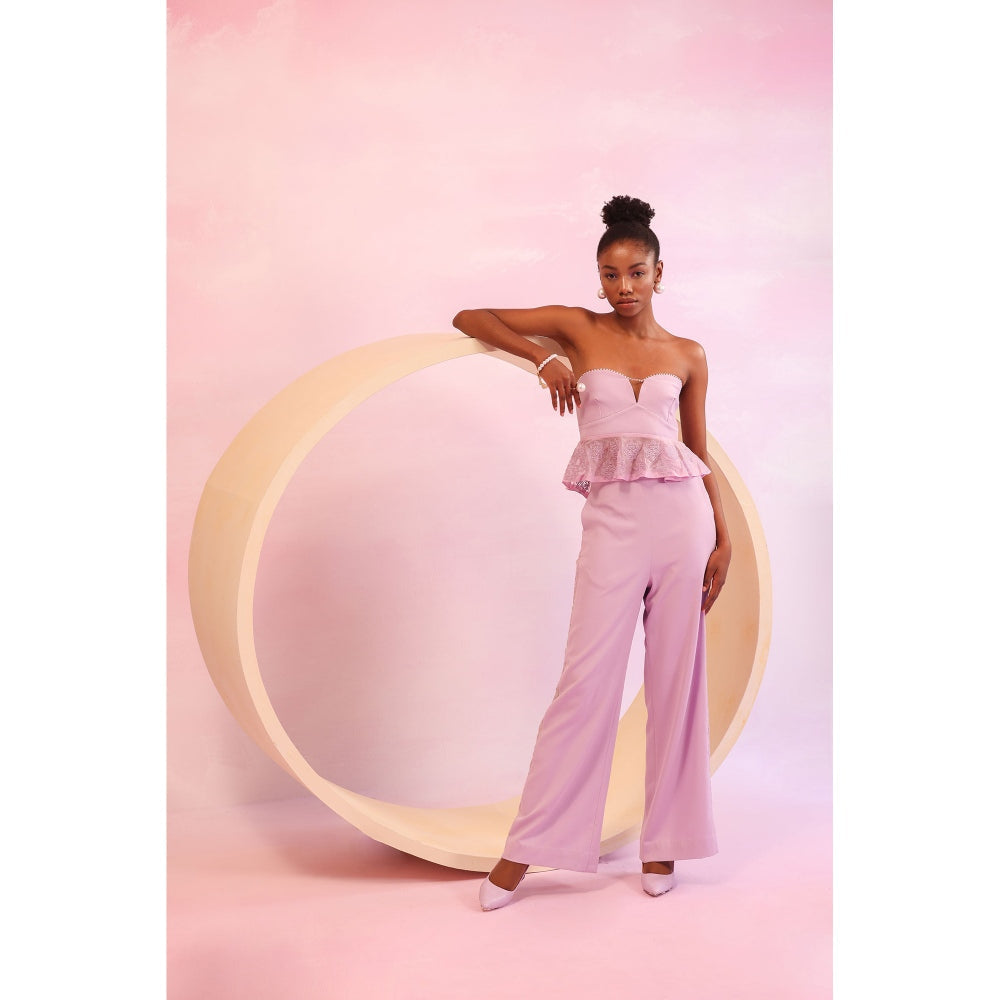 Orthodox Lavender Lattice Bloom Trousers