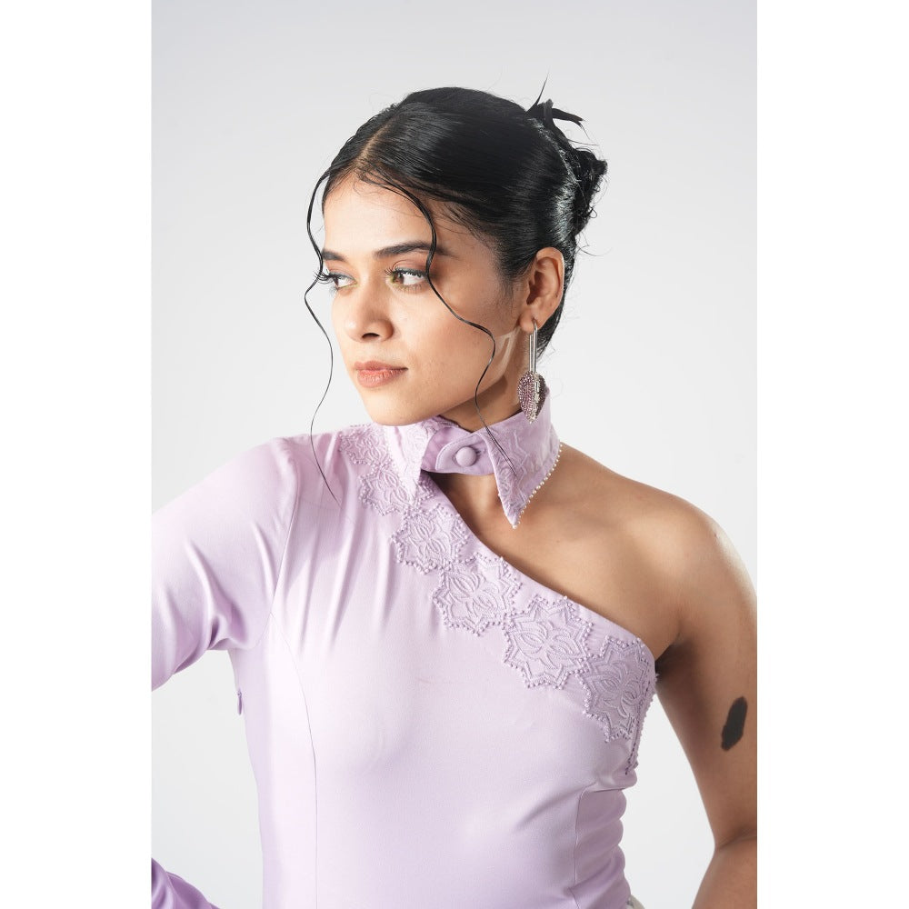 Orthodox Lavender One Shoulder Bodysuit