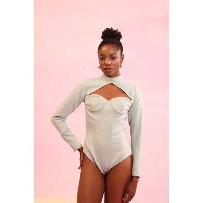 Orthodox White Bustier Bodysuit