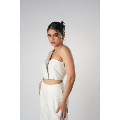 Orthodox Aurora Asymmetrical Bustier Crop Top