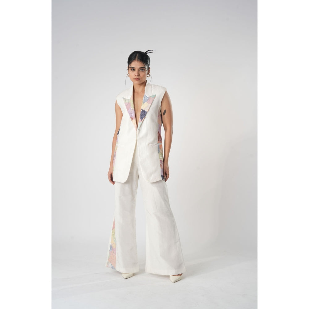 Orthodox Elegant Whisper Embroidered Pant