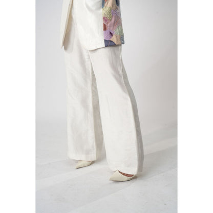 Orthodox Elegant Whisper Embroidered Pant