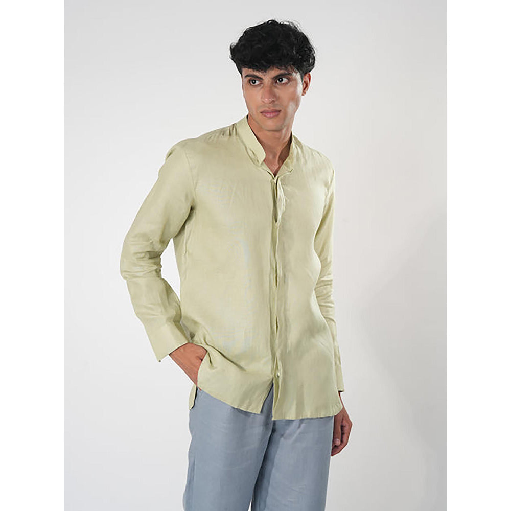 Orthodox Arav Hemp Green Shirt