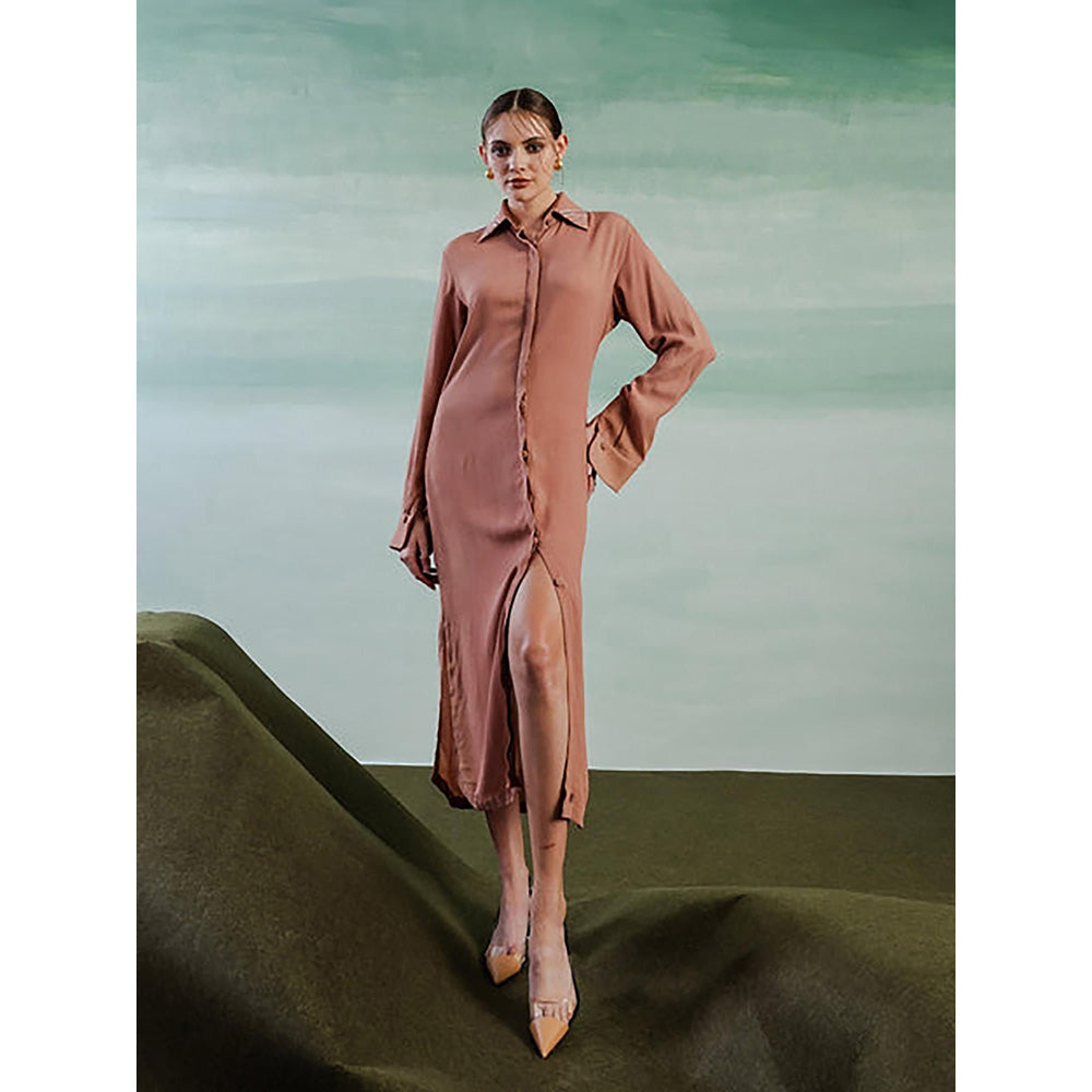 Orthodox A-Line Side Slits Midi Dress