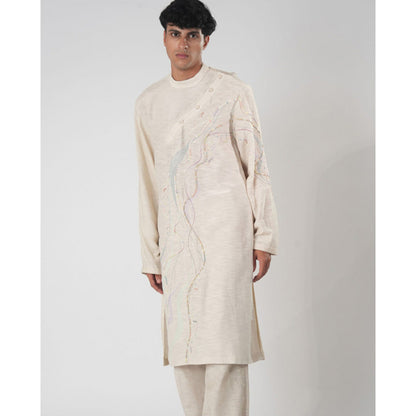 Orthodox Orchard Beige Kurta
