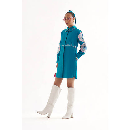 Our Love Turquoise Stella Dress