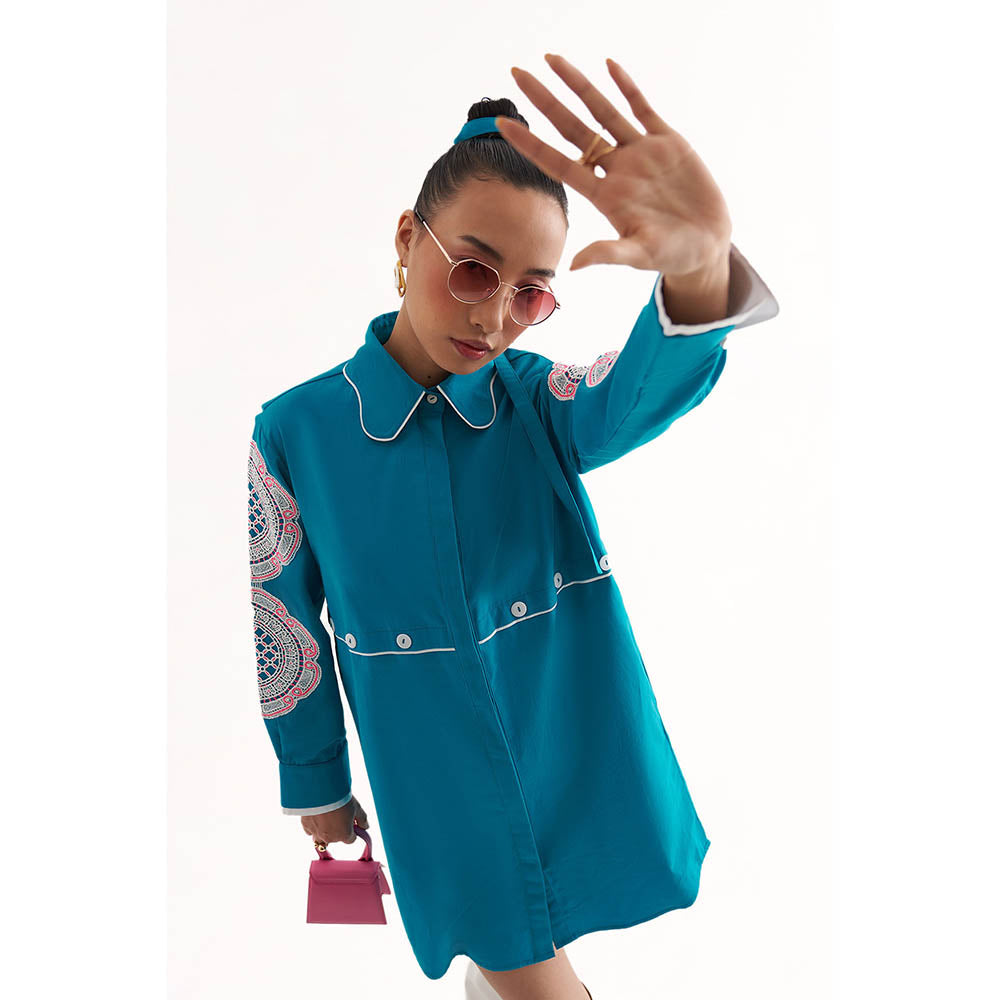 Our Love Turquoise Stella Dress