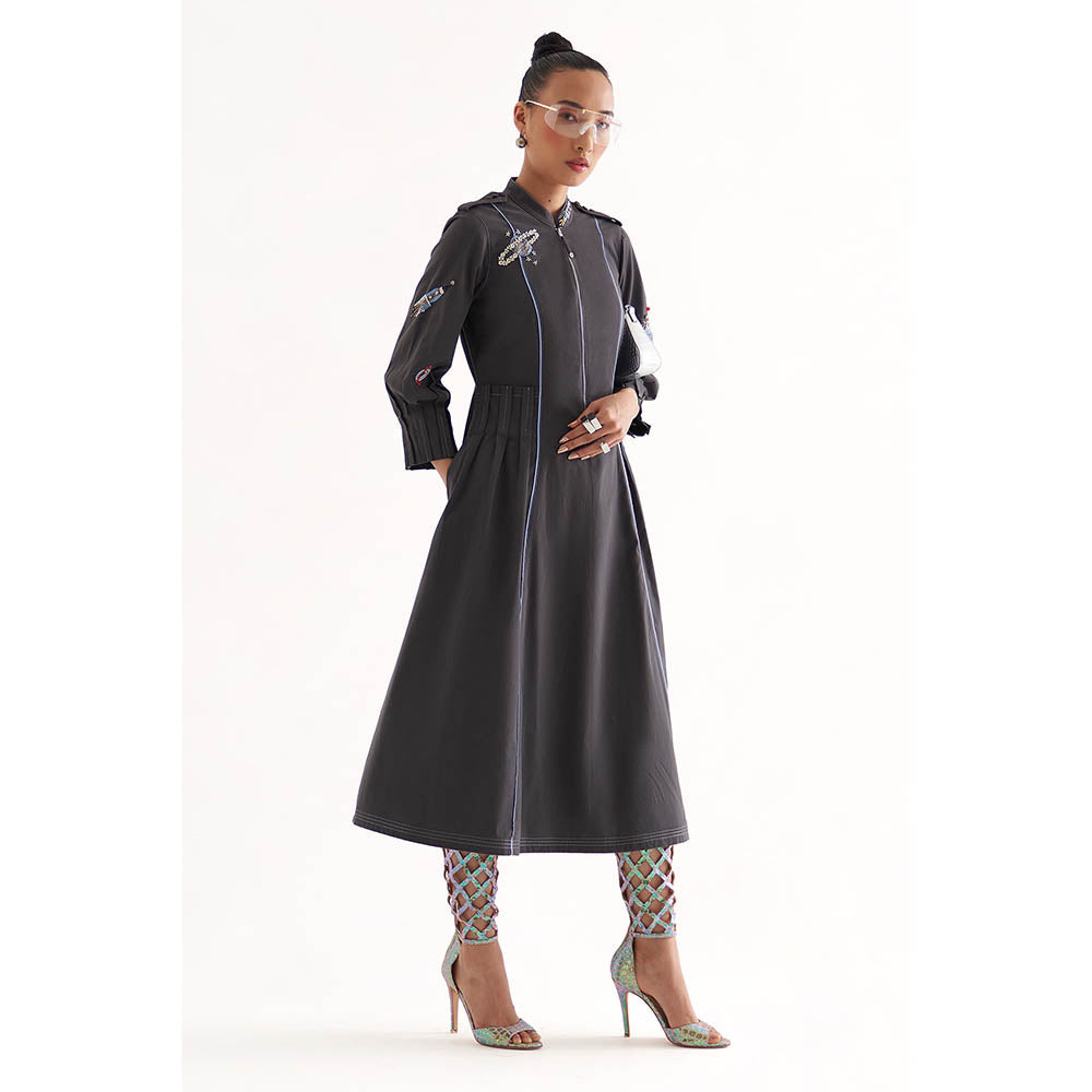 Our Love Grey Astro Dress