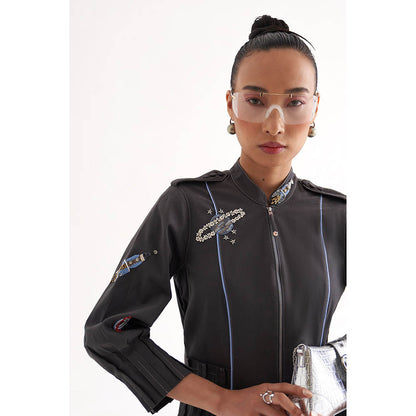 Our Love Grey Astro Dress