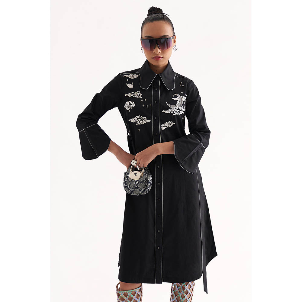 Our Love Black Halfmoon Dress (Set of 2)