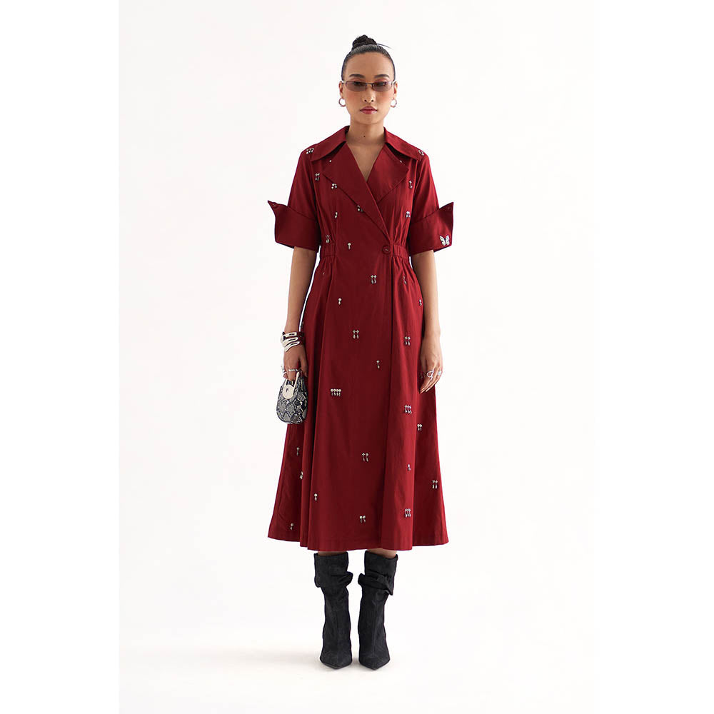 Our Love Red Starry Dress