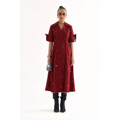 Our Love Red Starry Dress