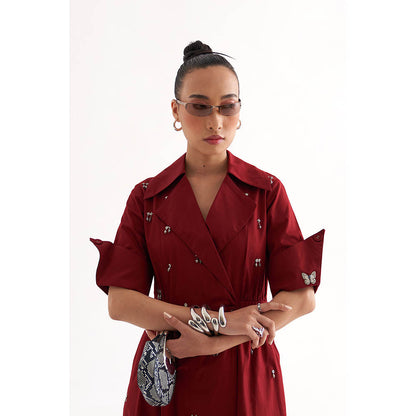 Our Love Red Starry Dress