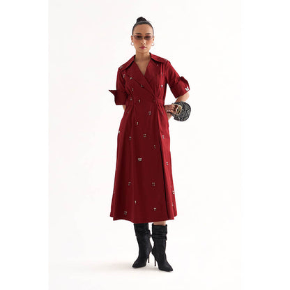 Our Love Red Starry Dress