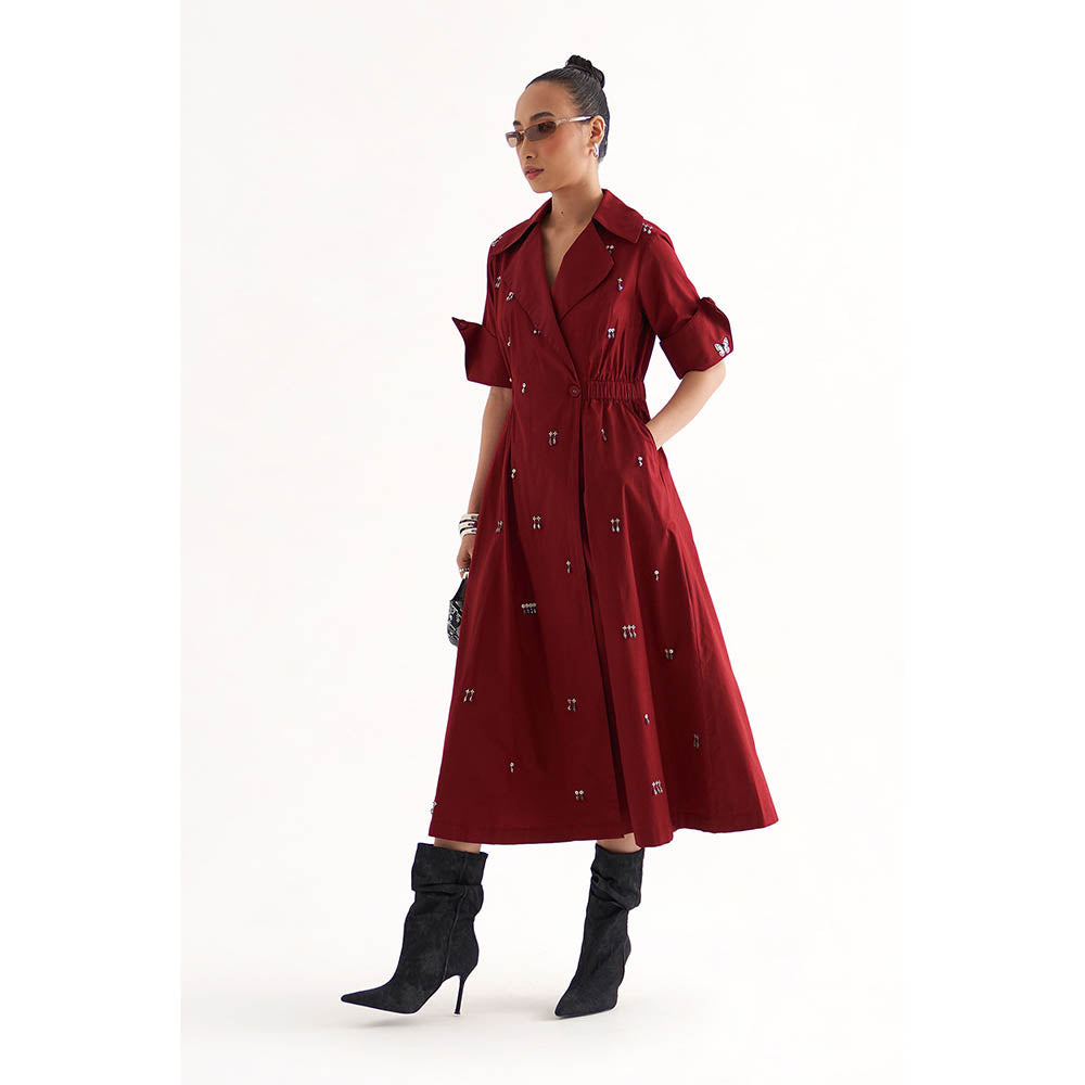 Our Love Red Starry Dress