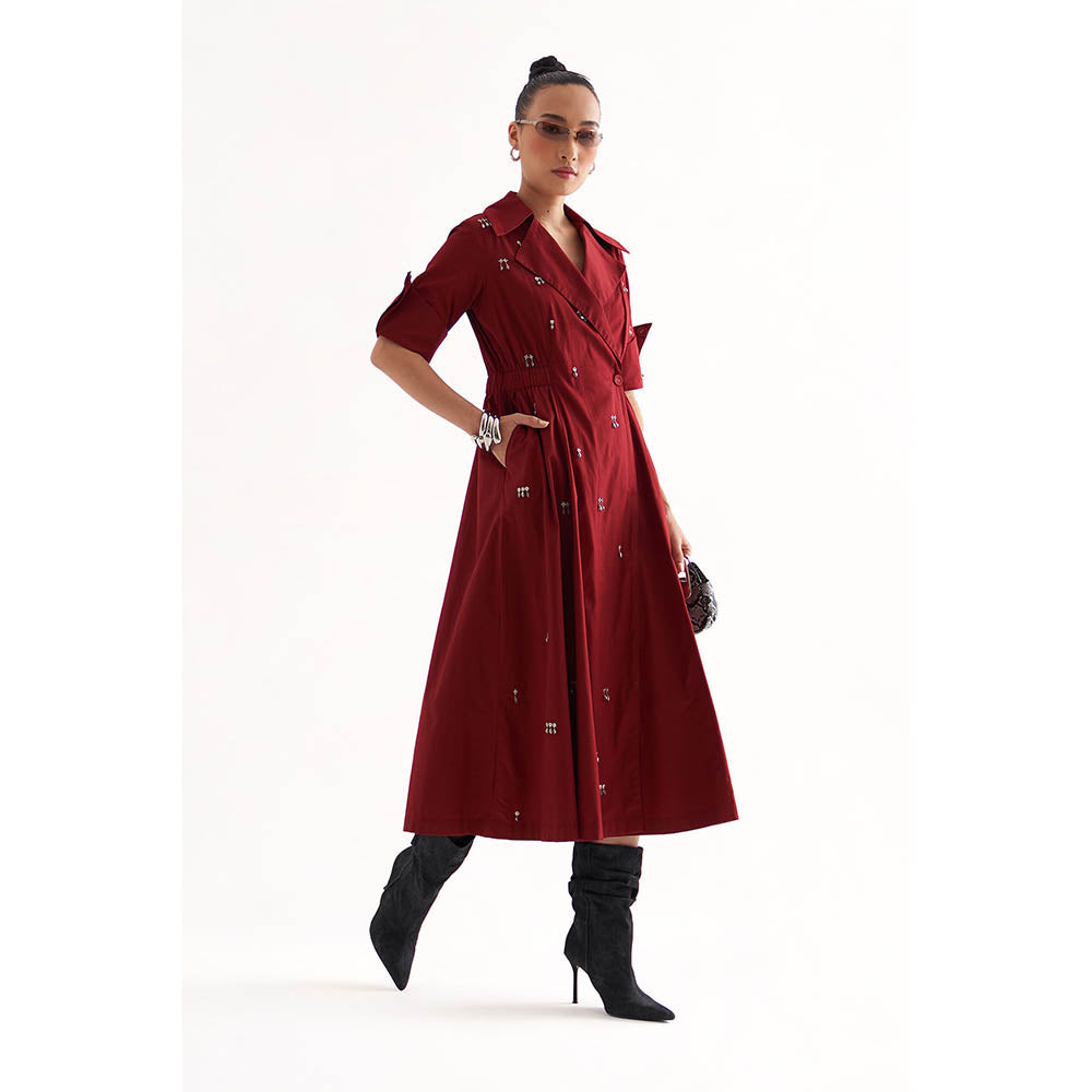 Our Love Red Starry Dress