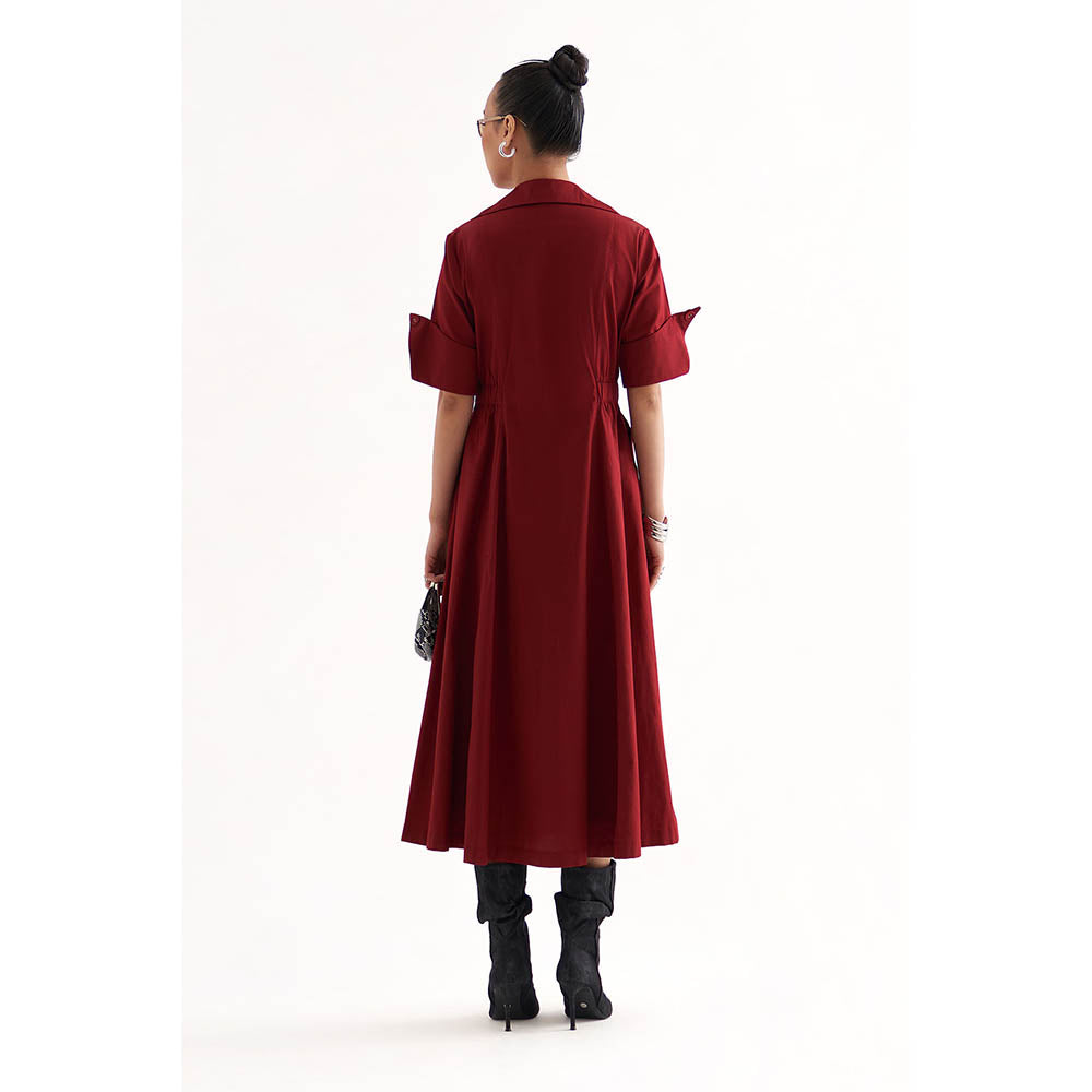 Our Love Red Starry Dress