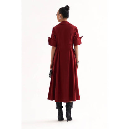 Our Love Red Starry Dress