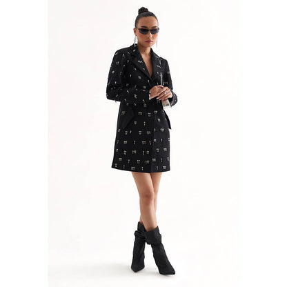 Our Love Black Dion Blazer Dress