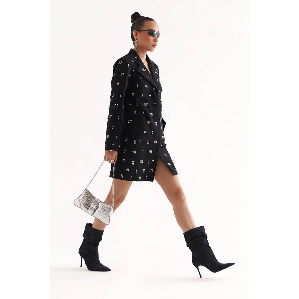 Our Love Black Dion Blazer Dress