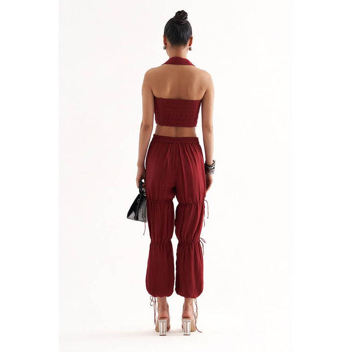 Our Love Red Zeek Co-Ord (Set of 2)
