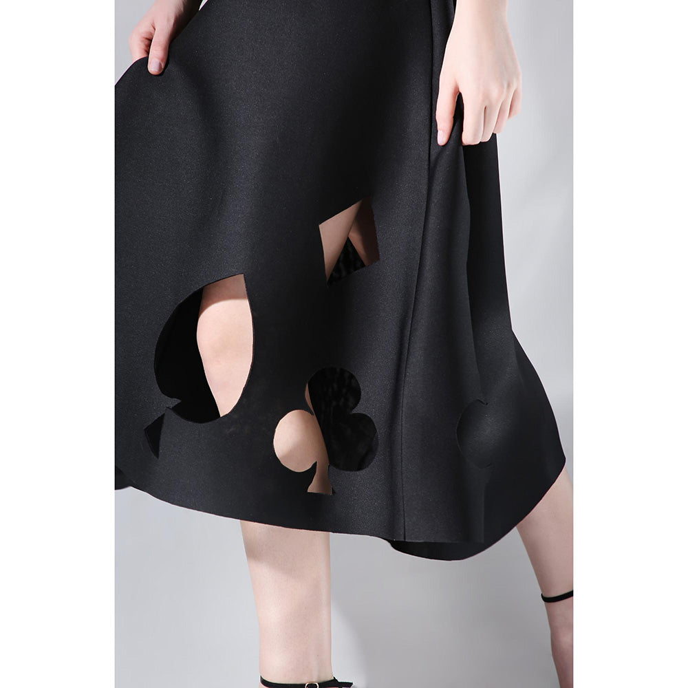 Ozeqo Ace Black Solid Strapless Tube Midi Dress