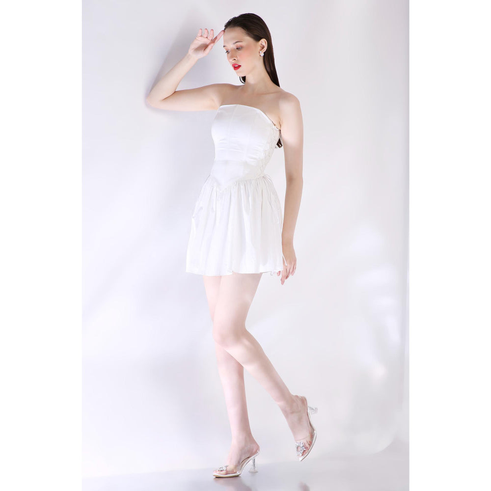 Ozeqo Womens White Dress