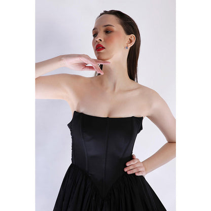 Ozeqo Womens Black Dress