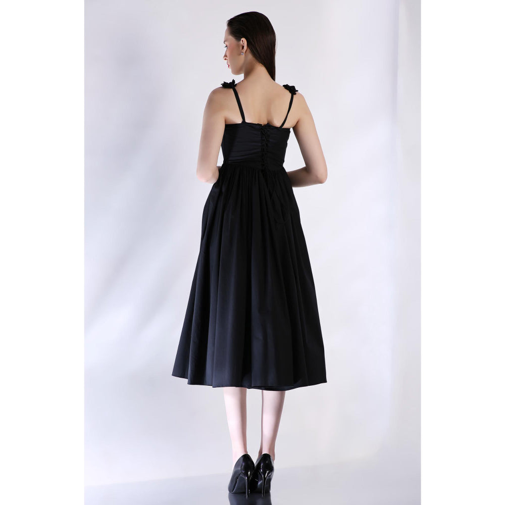 Ozeqo Womens Black Dress