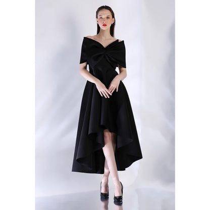 Ozeqo Womens Black Dress with Wrap (Set of 2)