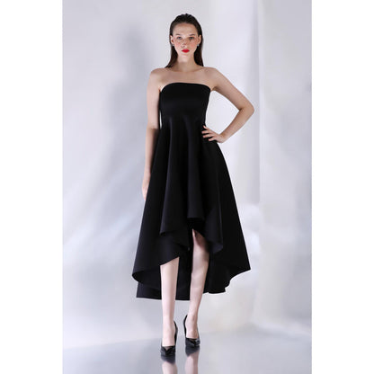 Ozeqo Womens Black Dress with Wrap (Set of 2)