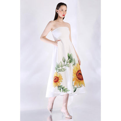 Ozeqo Womens White Dress