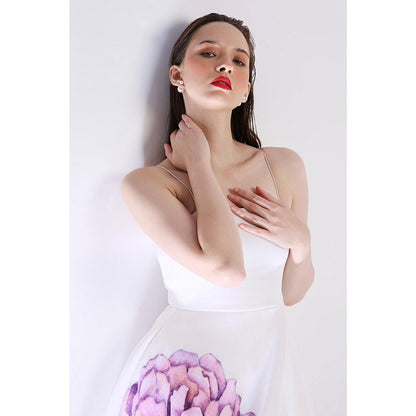 Ozeqo Womens White Dress