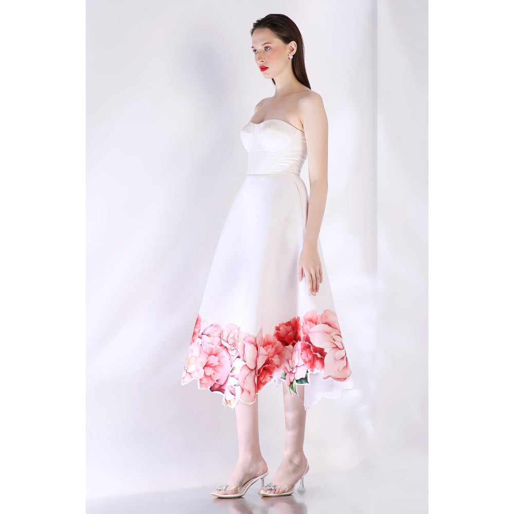Ozeqo Womens White Dress with Wrap (Set of 2)