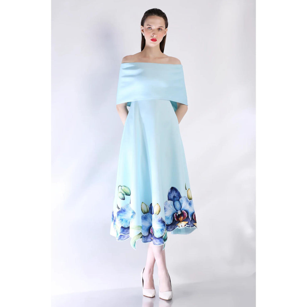 Ozeqo Womens Blue Dress