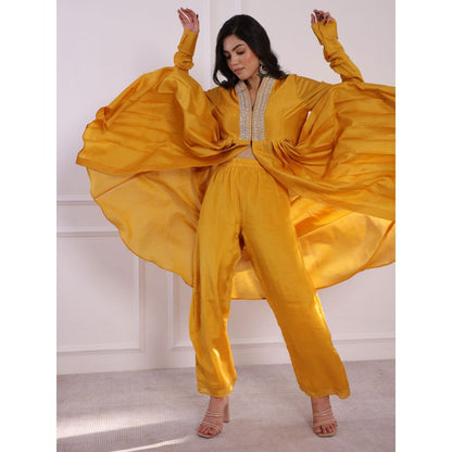 Pairaahan Farda Kurta Yellow (Set of 2)