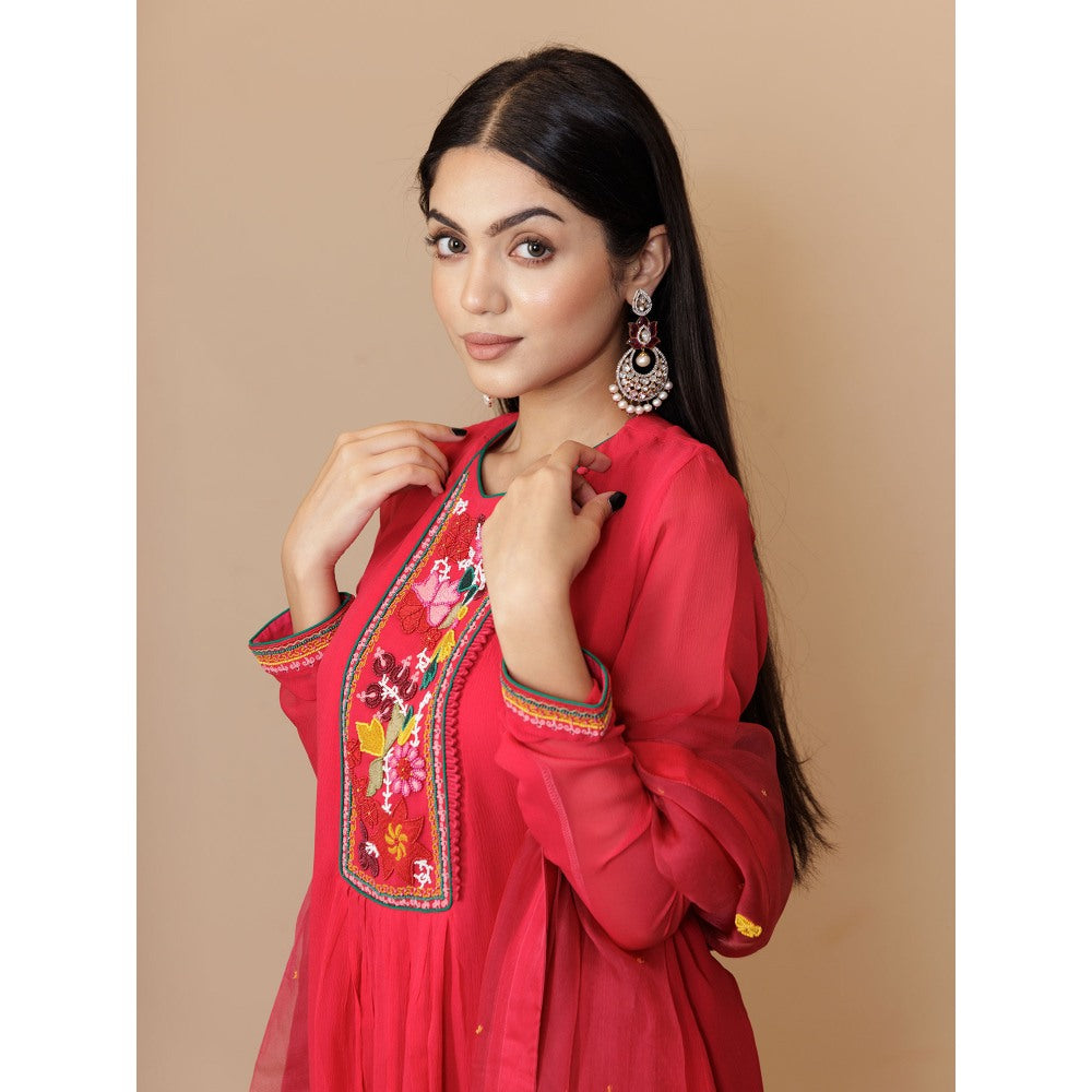 Pairaahan Kira Kurta Pink (Set of 3)