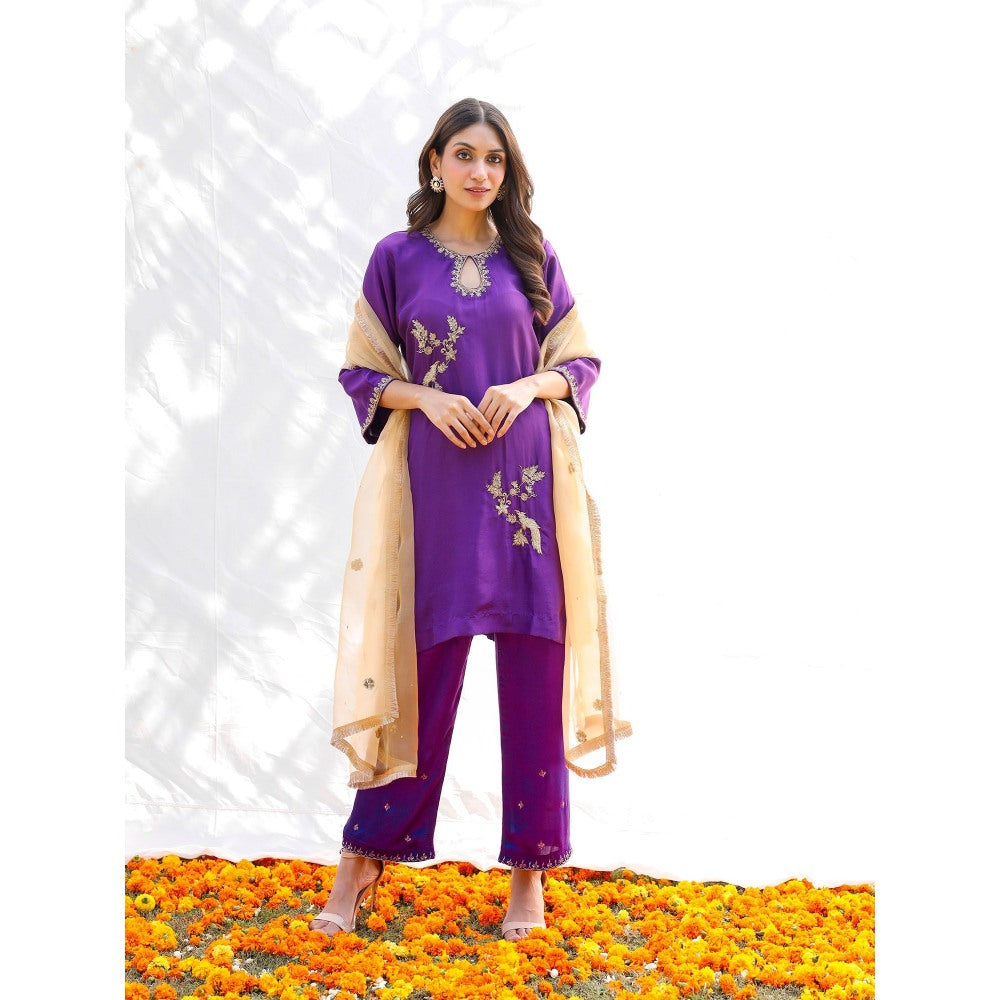 Pairaahan Zuri Kurta (Set of 3)