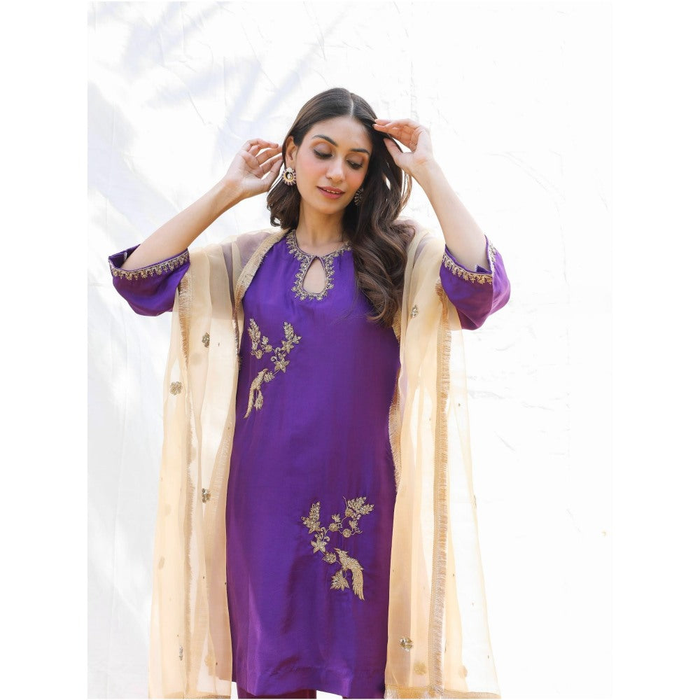 Pairaahan Zuri Kurta (Set of 3)
