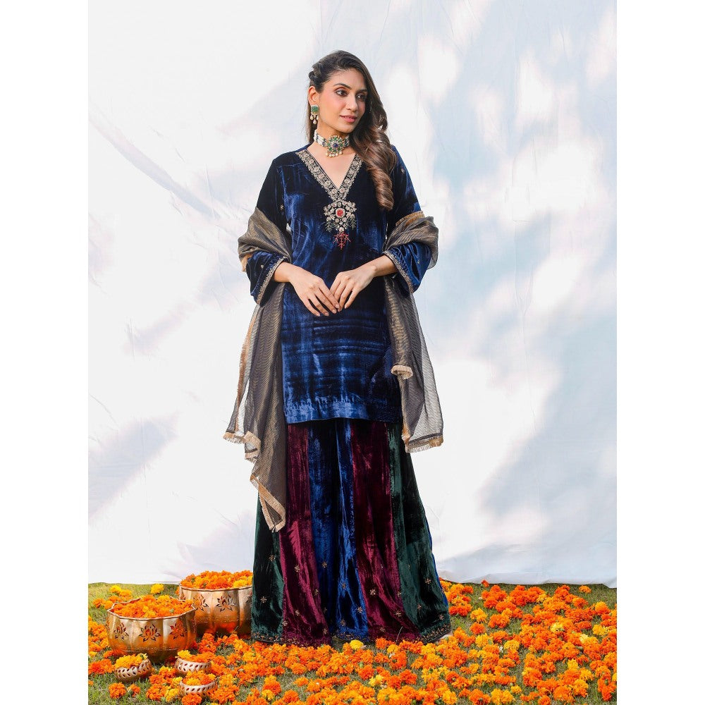 Pairaahan Suki Kurta and Sharara (Set of 3)