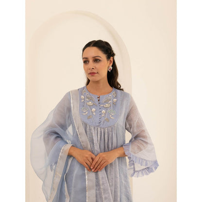 Pairaahan Raabta Anarkali Kurta (Set of 3)