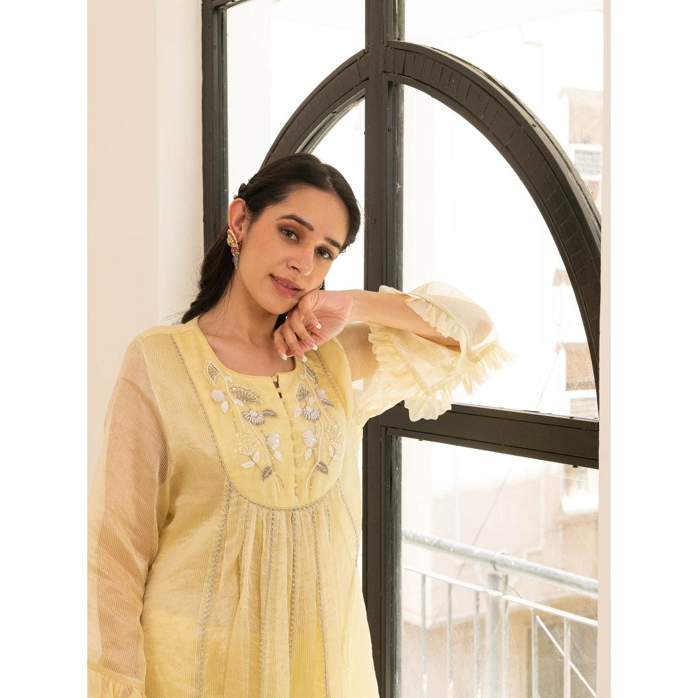 Pairaahan Paikar Anarkali Kurta (Set of 3)