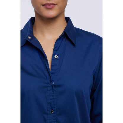 Pallavi Swadi Mid Night Navy Blue Shirt Dress