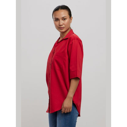 Pallavi Swadi Classic Red Shirt